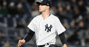 Sonny Gray speaks to reporters as a new Red Sox pitcher after criticizing his past Yankees tenure.