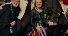 Zendayagot playful as she joined her fiancé Tom Holland, his parents and his brothers for a fun-fulled day out at The Traitors: Live Experience in London on Sunday (Seen with Tom's parents)