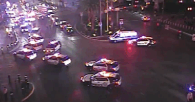 11 people arrested after performance outside along the Vegas strip leads to ‘unruly’ mob