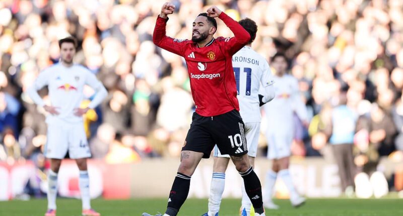 Leeds vs Manchester United - Premier League LIVE: Latest score and updates as Matheus Cunha levels for visitors after Brenden Aaronson punished Ayden Heaven error