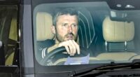 Michael Carrick was pictured pulling up to Carrington to start work as Man United interim boss