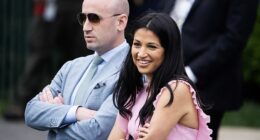 The power couple loved by Trump and loathed by liberals: Stephen Miller has vowed to oversee the biggest deportation in US history and even allies say he has the 'bedside manner of Himmler'... and his wife is no shrinking violet either!