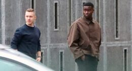 Marc Guehi's private jet was initially forced to abort its landing at Manchester Airport and had to loop over the city centre as he prepares for his Manchester City medical today