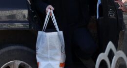 Timothy Busfield¿s first day of freedom included swapping out his jail jumpsuit for a neat pair of navy slacks and a leisurely trip to grocery store Trader Joe¿s, the Daily Mail can reveal