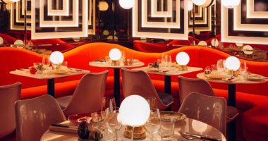 Big Mamma's big style...but does the chain of French-owned Italian restaurants that have been springing up around the UK since 2019 cut the mustard when it comes to tasty food? (Pictured: Ave Mario in Covent Garden, one of Big Mamma's London restaurants)