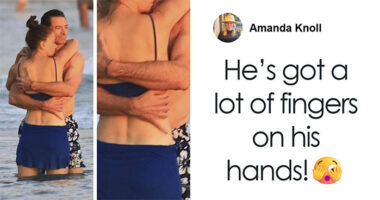 “6 Fingers”: Fans Spot Odd Detail In Hugh Jackman And Sutton Foster PDA Beach Photos