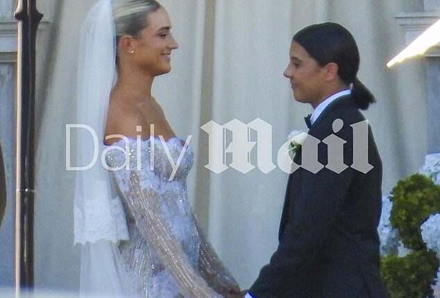 Sam Kerr and Kristie Mewis tied the knot at a stunning $3million Venetian-style villa in the Australian¿s home town of Perth on New Year¿s Eve