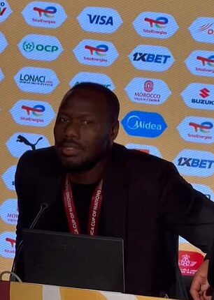 Senegal manager Pape Thiaw saw his press conference cancelled