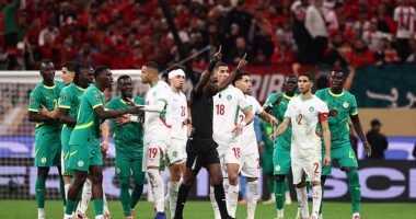 AFCON final descends into CHAOS as Senegal boss calls his team off the pitch after controversial late penalty is awarded to Morocco by VAR