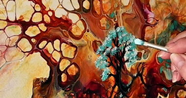 Acrylic Pouring Bloom Blowout - TVovermind