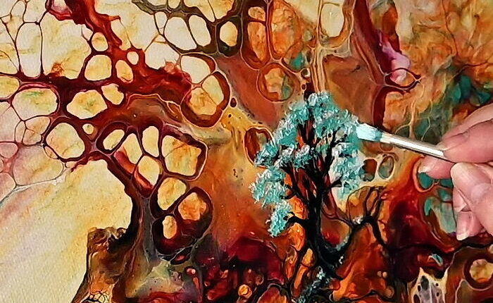 Acrylic Pouring Bloom Blowout - TVovermind