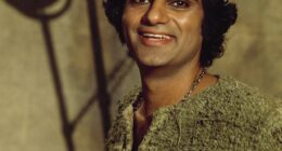 Actor-comic Richard Dimitri has died at the age of 83, his family said. Pictured in 1975