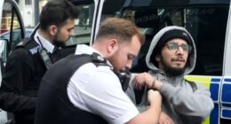 Brahim Kaddour-Cherif when he was rearrested in November 2025 after he was accidentally released from prison