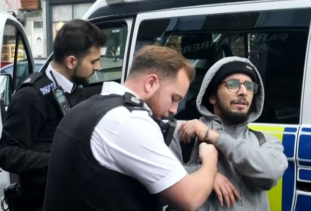 Brahim Kaddour-Cherif when he was rearrested in November 2025 after he was accidentally released from prison