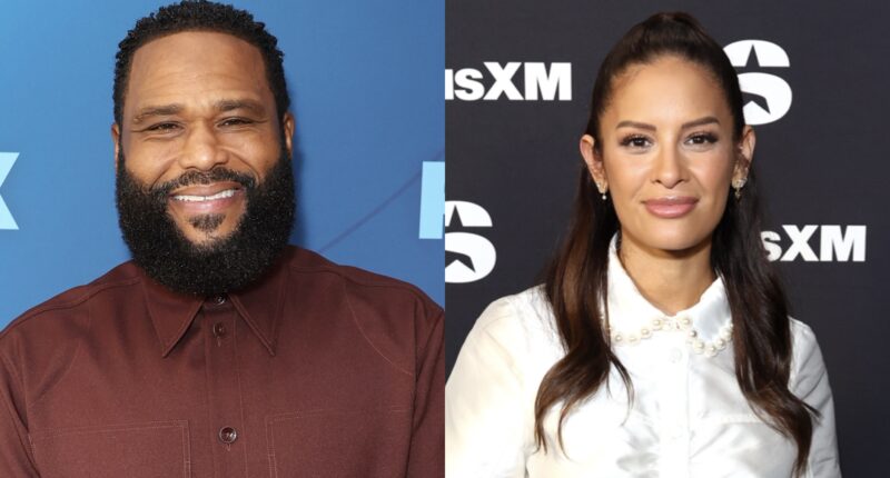 What Y'all Got Goin' On? Anthony Anderson & Rocsi Diaz Spotted Leaving Golden Globes After-Party As Reporters Ask If They're Dating (WATCH)