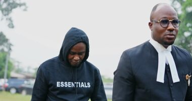 Anthony Joshua¿s driver appeared visibly emotional as he arrived and later left court charged over a crash that killed two of the British boxer¿s friends in Nigeria