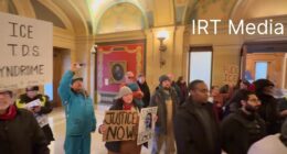 Anti-ICE Activists Besiege Walz's Office Over Dialogue With Trump, Homan.