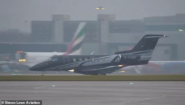 Antoine Semenyo has touched down in Manchester ahead of his £65million move to City