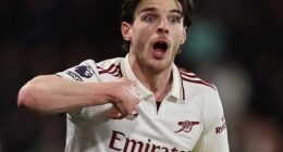 Declan Rice has been banned from driving after he was caught speeding on the same road twice in a week - dating back to January last year