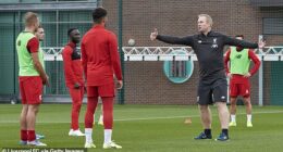 The Danish coach previously worked as Liverpool’s throw-in specialist under Jurgen Kloppbetween 2018 and 2023, during the trophy-laden latter years of the German’s tenure