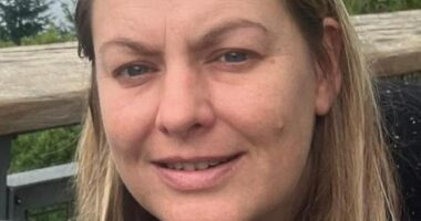 Erica Crompton (pictured) had been smoking since the age of 15 and says the signs were beginning to show - grey skin, loss of her sense of smell and deteriorating teeth