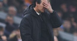 Unai Emery cut a frustrated figure after Aston Villa’s home defeat by Everton. Lack of spending power, injuries to key players and a sense of niggling disappointment at the result all contributed to his grouchy demeanour