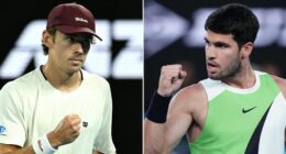 Australian Open LIVE: All the latest updates as Carlos Alcaraz sweeps past Alex de Minaur in straight sets - after controversial umpire call rocks Aussie star