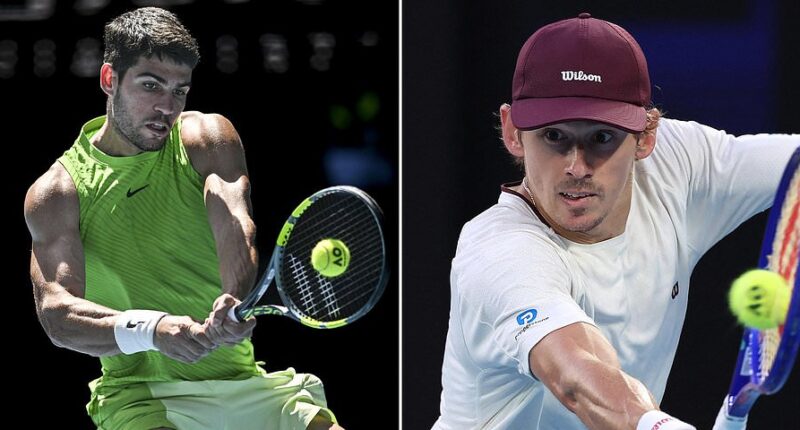 Australian Open LIVE: Get the latest results and reaction as Alex de Minaur takes on world No.1 Carlos Alcaraz