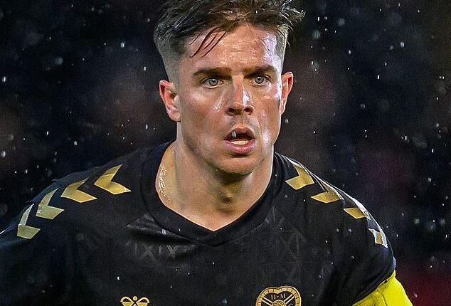 Hearts key midfielder Cammy Devlin will be sidelined with injury for up to eight weeks