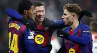 Barcelona star Fermin Lopez (right) has revealed he would sacrifice his sport in the team if his side re-signed Lionel Messi