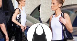 Bella Hadid’s chic Stand Oil bag looks designer, but costs just $67