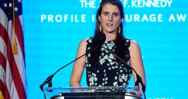 Robert F Kennedy Jr will not be invited to the funeral of his cousin Tatiana Schlossberg (pictured) after she ripped him in a column written weeks before her death from blood cancer