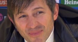 The manager of Pafos FC was left baffled after being asked a question related to Brooklyn Beckham's feud with his parents David and Victoria