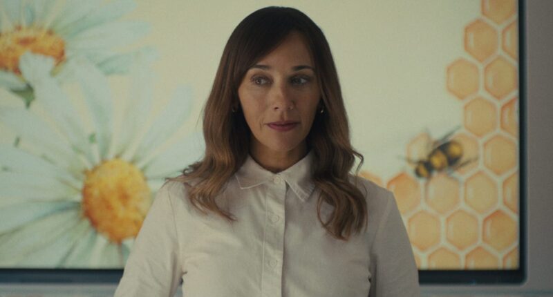 Chris O'Dowd and Rashida Jones in Black Mirror season 7 on Netflix