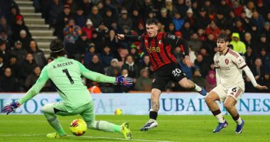 Bournemouth vs Liverpool - Premier League LIVE: Latest score and updates as Virgil van Dijk halves deficit after hosts' quickfire double