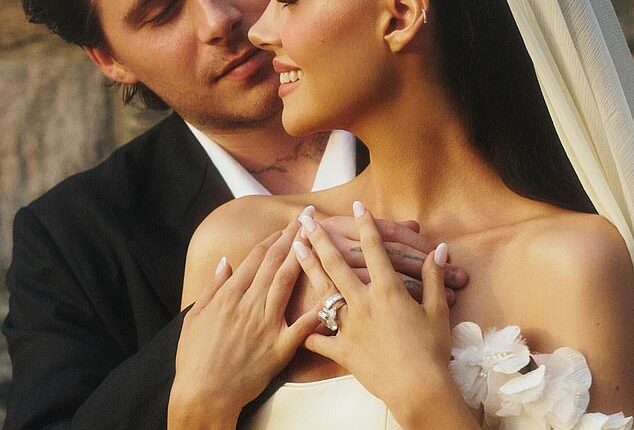 Brooklyn Beckham has claimed mum Victoria 'hijacked' his and wife Nicola Peltz's first dance and acted 'very inappropriately' towards him (pictured at their 2025 vow renewal)