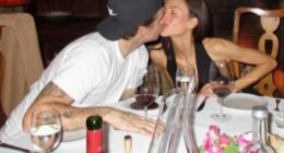 The fallout appeared to be forgotten on Tuesday as Brooklyn Beckham enjoyed more of the 'peace and relief' he's found since cutting ties with his family - this time over a glass of the world's most expensive wine