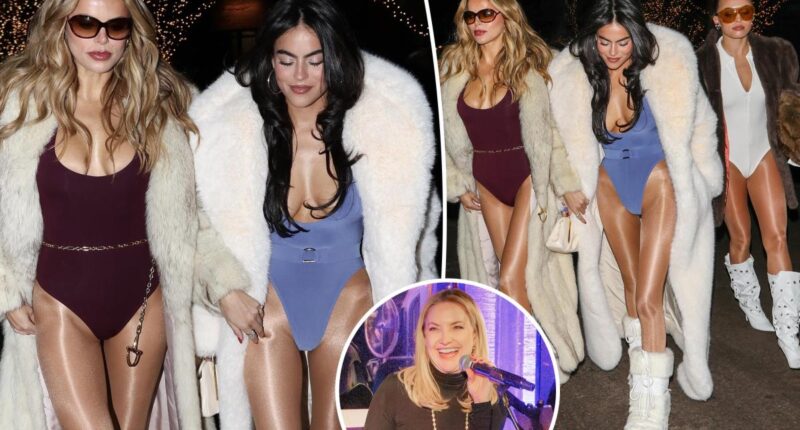 Brooks Nader and her sisters go '80s après' at Kate Hudson and Cade Hudson's Aspen New Year's Eve party