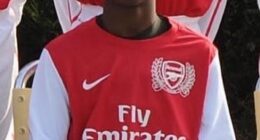 When Saka went on trial at Arsenal’s Hale End academy at the age of seven, he wore a shirt that his dad had bought for him that had the nickname ‘King Kayo’ emblazoned across the back