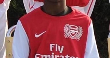 When Saka went on trial at Arsenal’s Hale End academy at the age of seven, he wore a shirt that his dad had bought for him that had the nickname ‘King Kayo’ emblazoned across the back