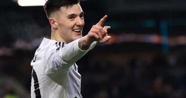 Benjamin Sesko scored twice for Manchester United but they were held at Turf Moor