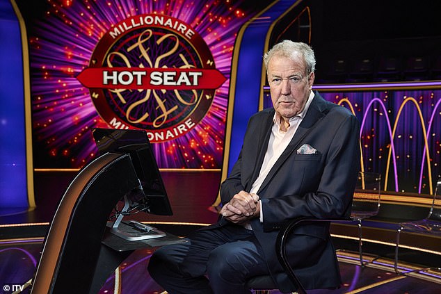 Jeremy Clarkson hosting ITV1's Millionaire Hot Seat, a new Who Wants To Be A Millionaire-style spin-off show