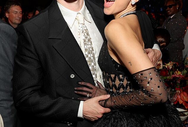 Callum Turner (left) is telling friends he's the next play Bond while his girlfriend Dua Lipa (right) is tipped to write the theme tune