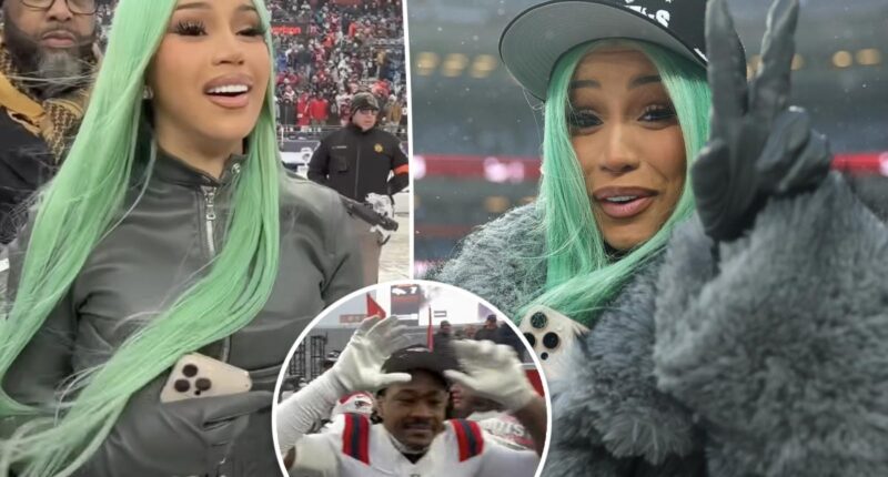 Cardi B celebrates boyfriend Stefon Diggs’ Super Bowl berth as Patriots defeat Broncos