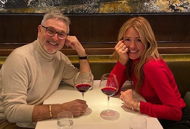 Cat Deeley shared a series of sweet snaps as she reunited with Hollywood producer, Jeff Thacker, on Monday