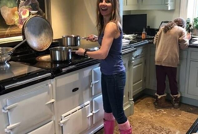 Geri Halliwell has been known for her fondness of traditional, rustic tastes, so it's no wonder her kitchen reflects that