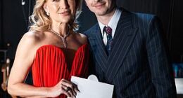 Timothee Chalamet earned best actor for Marty Supreme as he is seen posing with Kate Hudson