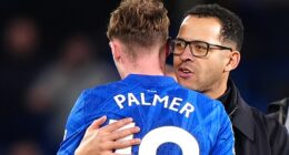 Liam Rosenior labelled Cole Palmer 'untouchable' amid rumours the Chelsea star would be open to a switch to Man United