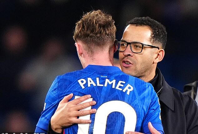 Liam Rosenior labelled Cole Palmer 'untouchable' amid rumours the Chelsea star would be open to a switch to Man United