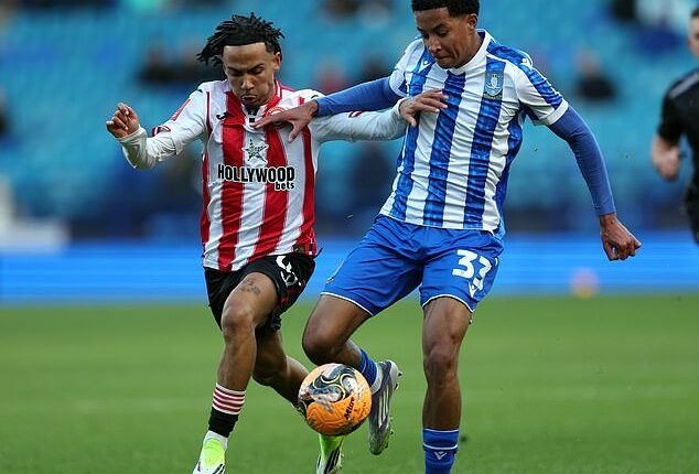 Yisa Alao made his senior debut for Sheffield Wednesday in their FA Cup clash with Brentford